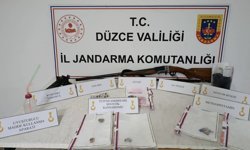 Düzce'de jandarmadan uyuşturucu operasyonu