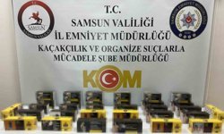 İlkadım'da iş yerine kaçak sigara baskını