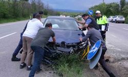 Kastamonu'da üç araç çarpıştı: 5 yaralı