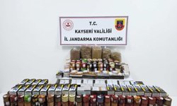 Kayseri'de 9 bin 660 adet içi tütün doldurulmuş makaron ele geçirildi