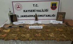 Kayseri'de tarihi eser operasyonu: 1 gözaltı