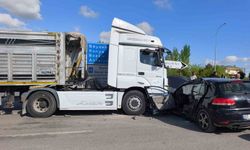 Seydişehir'de tır ile otomobil çarpıştı: 1 yaralı