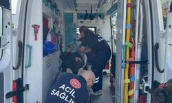 Tramvayın çarptığı kadın hastanelik oldu