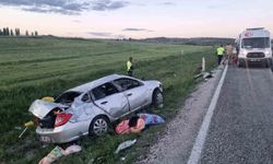 Yozgat'ta otomobil takla attı: 1 ölü, 3 yaralı