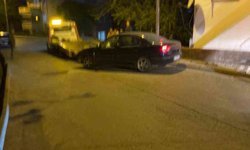 Zonguldak'ta trafik kazası kamerada: 2 yaralı