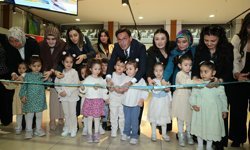 Tokat Belediyesi Çocuk Gündüz Bakımevi’nden Anlamlı Ebru Sergisi