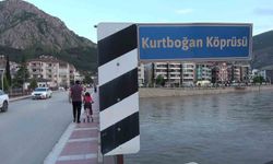 Amasya'da köprü girişinde çökme oluştu