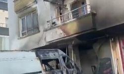Ankara'da gece çıkan yangında dükkan, minibüs ve daire zarar gördü