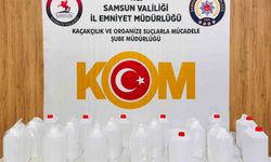 Kaçak alkol operasyonu: 90 litre etil alkol ele geçirildi
