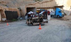Nevşehir'de devrilen forkliftin altında kalan genç hayatını kaybetti