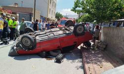 Niğde'de otomobil ters döndü: 1 yaralı
