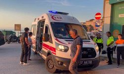 Sinop'ta kontrolden çıkan motosiklet devrildi: 1 yaralı