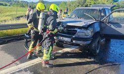 TEM Otoyolu'nda cip alevlere teslim oldu