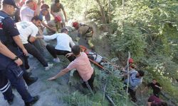 Yayla yolunda otomobil uçuruma yuvarlandı: 1 yaralı