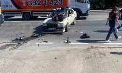 Eskişehir'de otomobil ile motosiklet çarpıştı: 3 yaralı
