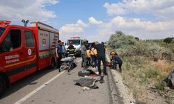 Otomobilin kağıt gibi savrulduğu kazada 4 kişi yaralandı
