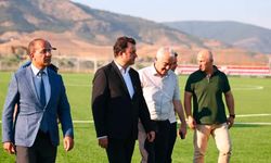 Vali Abdullah Köklü Sentetik Futbol Sahalarında İncelemelerde Bulundu