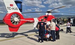 Tokat'ta 78 Yaşındaki Onkoloji Hastası Helikopter Ambulansla Konya'ya Sevk Edildi