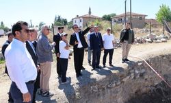 Vali Köklü, Sulusaray'daki Sebastopolis Antik Kenti'nde İncelemelerde Bulundu