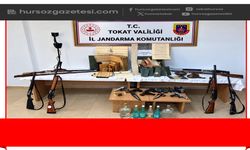 Tokat Zile'de Tarihi Eser ve Silah Kaçakçılığı Operasyonu! 7 Adrese Eş Zamanlı Baskın