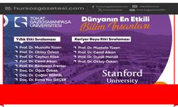Stanford Listesi Açıklandı! TOGÜ'den 9 Akademisyen Dünyanın En Etkili Bilim İnsanları Arasında