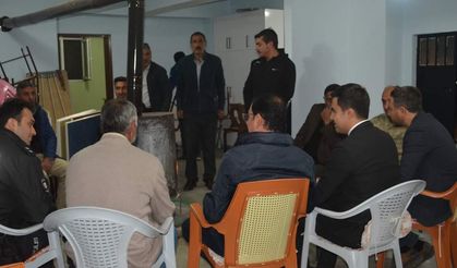 Kaymakam Çelik vatandaşlarla bir araya geldi