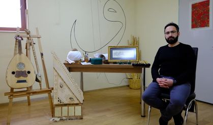 Müftülükte kurulan mini atölyede Türk İslam sanatları yaşatılıyor