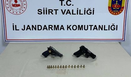 Siirt’te silah ve mühimmat kaçakçısı yakalandı