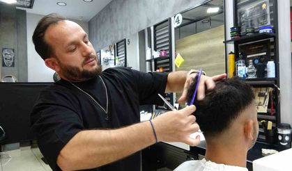 Uşaklı kuaför, saç kesim, renklendirme ve perma yarışmasında birinci oldu