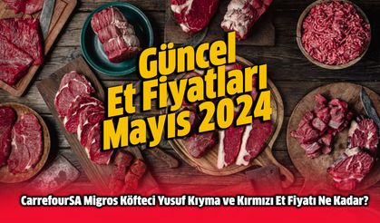 Güncel Et Fiyatları Mayıs 2024 CarrefourSA Migros Köfteci Yusuf Kıyma ve Kırmızı Et Fiyatı Ne Kadar?