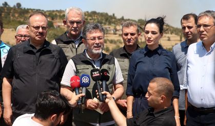 Tarım ve Orman Bakanı Yumaklı, Aydın'da orman yangınlarına ilişkin açıklama yaptı: