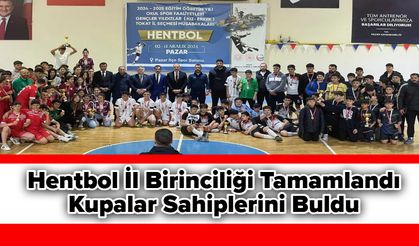 Hentbol İl Birinciliği Tamamlandı! Kupalar Sahiplerini Buldu