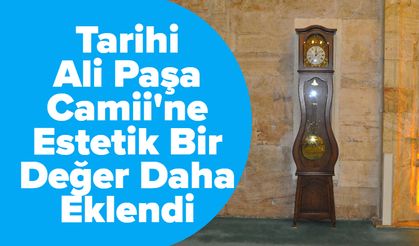 Tarihi Ali Paşa Camii'ne Estetik Bir Değer Daha Eklendi