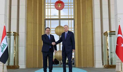Cumhurbaşkanı Erdoğan, Irak Başbakanı Sudani’yi resmi törenle karşıladı
