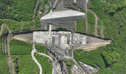 Salıpazarı Barajı inşaatı devam ediyor