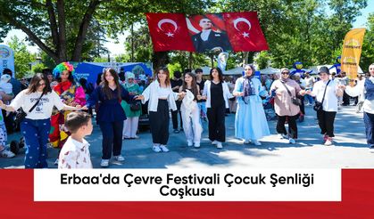 Erbaa'da Çevre Festivali Çocuk Şenliği Coşkusu