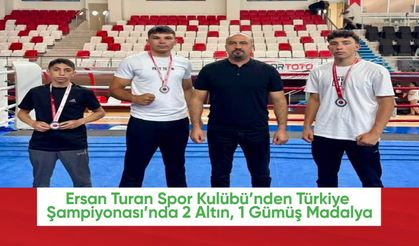 Ersan Turan Spor Kulübü’nden Türkiye Şampiyonası’nda 2 Altın, 1 Gümüş Madalya