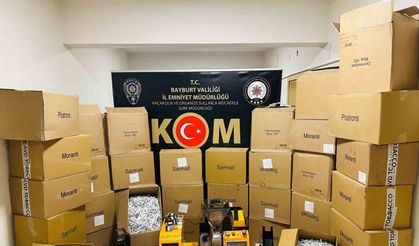 Bayburt’ta kaçak tütün operasyonu