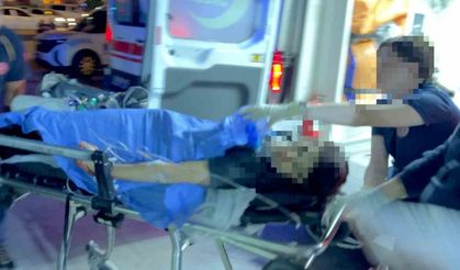 Sokak ortasında bıçaklanan yabancı uyruklu şahıs ağır yaralandı