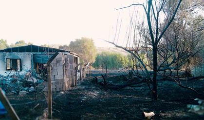 Yozgat’ta yangın: Bir ev ve 20 dönüm alan küle döndü