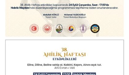 Tokat'ta 38. Ahilik Haftası Coşkuyla Kutlanacak