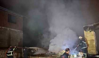 Giresun’da mısır fırını 1 ev ve 1 serentiyi kül etti