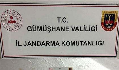 Gümüşhane’de jandarmadan uyuşturucu operasyonu