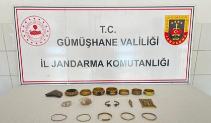 Gümüşhane’de tarihi eser operasyonunda çok sayıda obje ele geçirildi