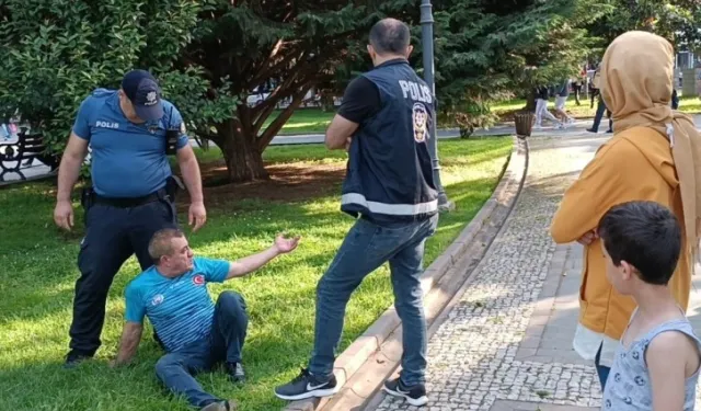 Alkol alıp ortalığı birbirine kattı, polise mukavemette bulundu