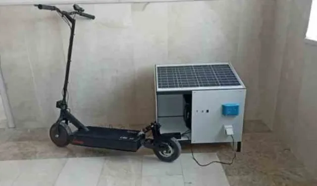 Lise öğrencileri elektrikli scooter üretti, saatte 30 kilometre hız yapabiliyor