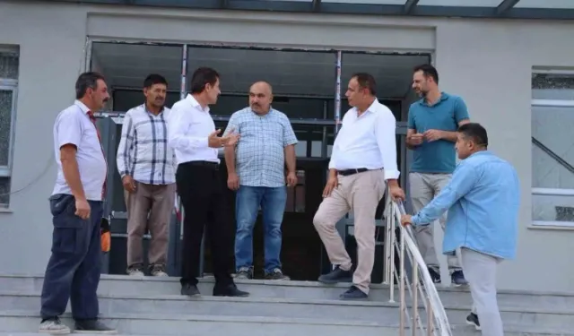 Okul inşaatında çalışmalarda sona yaklaşıldı