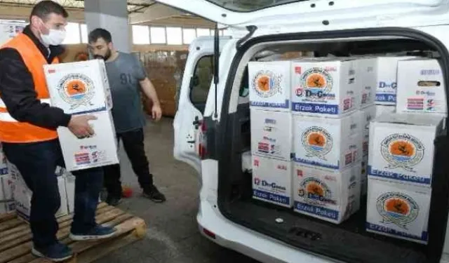 Samsun’da 1706 aileye yakacak, 17 bin 774 aileye gıda yardımı