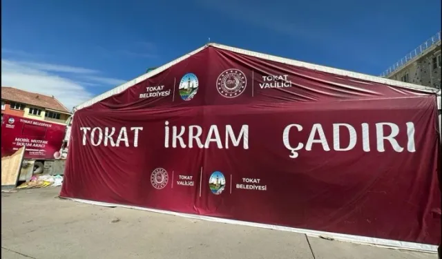 TOKAT BELEDİYESİNDEN GÖLBAŞI’NA İFTAR ÇADIRI