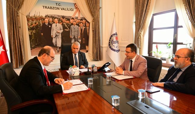 Trabzon'da, "Aile Hekimliği Hizmet Sözleşmesi" protokolü imzalandı